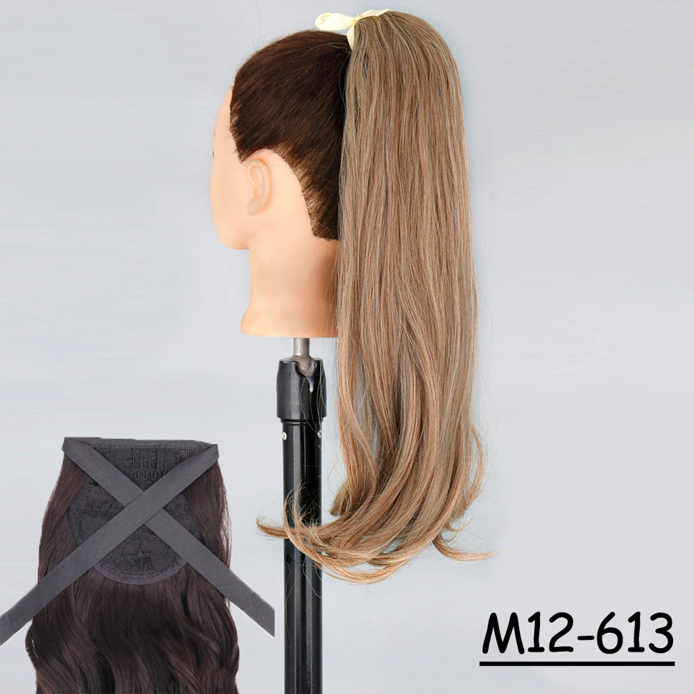 TEEK - Synthetic Long Tie Ponytail Extension