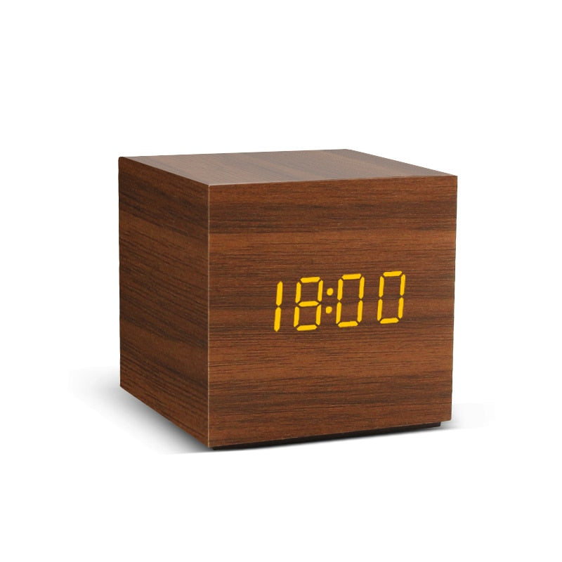 TEEK - Alarm Clock LED Wooden Table Clocks HOME DECOR theteekdotcom 1  