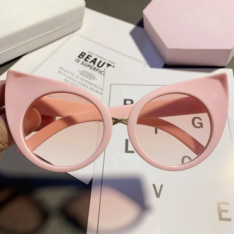 TEEK - Vix Venom Cat Eye Sunglasses EYEGLASSES theteekdotcom Pink  