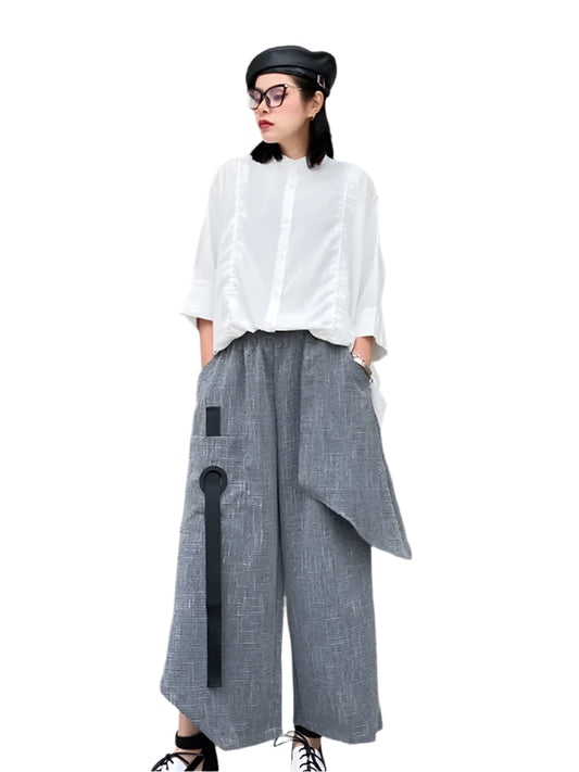 TEEK - Loose High Waist Sensible Design Pants PANTS theteekdotcom