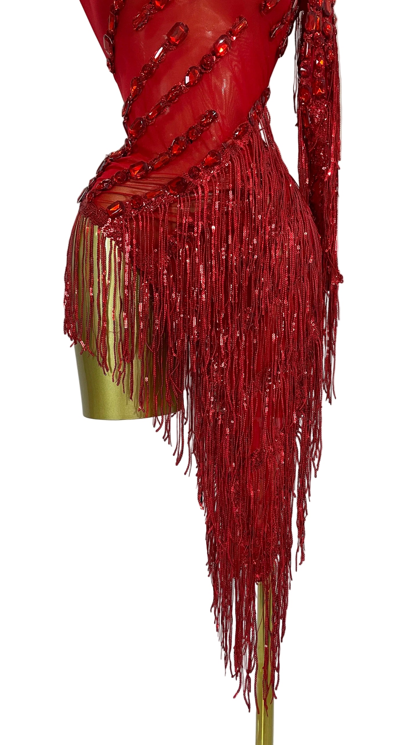 TEEK - Sparkly Tassel Sheer Dress DRESS theteekdotcom