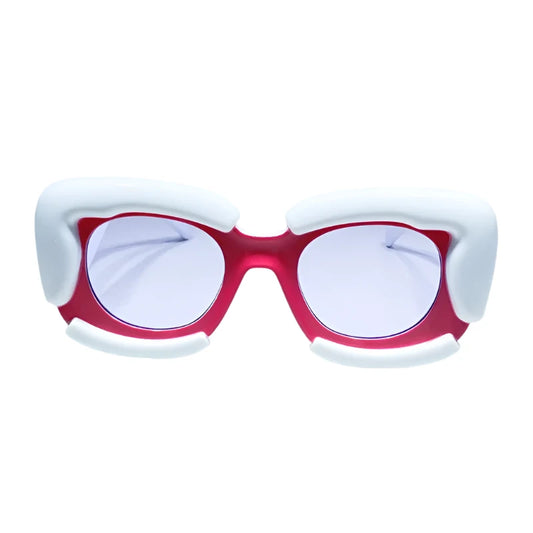 TEEK - Multicolor Marshmallows Blockers Shades EYEGLASSES theteekdotcom white red  