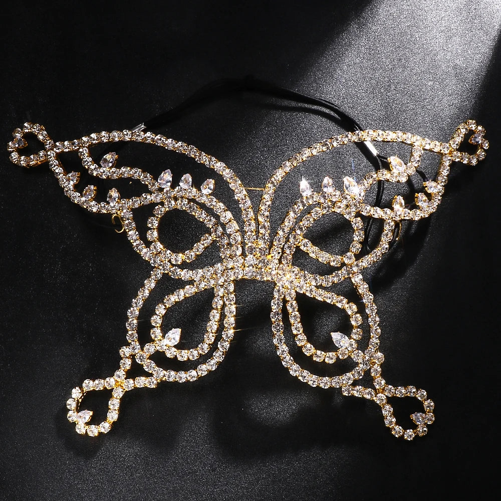 TEEK - Butterfly Mask Veil JEWELRY theteekdotcom Golden