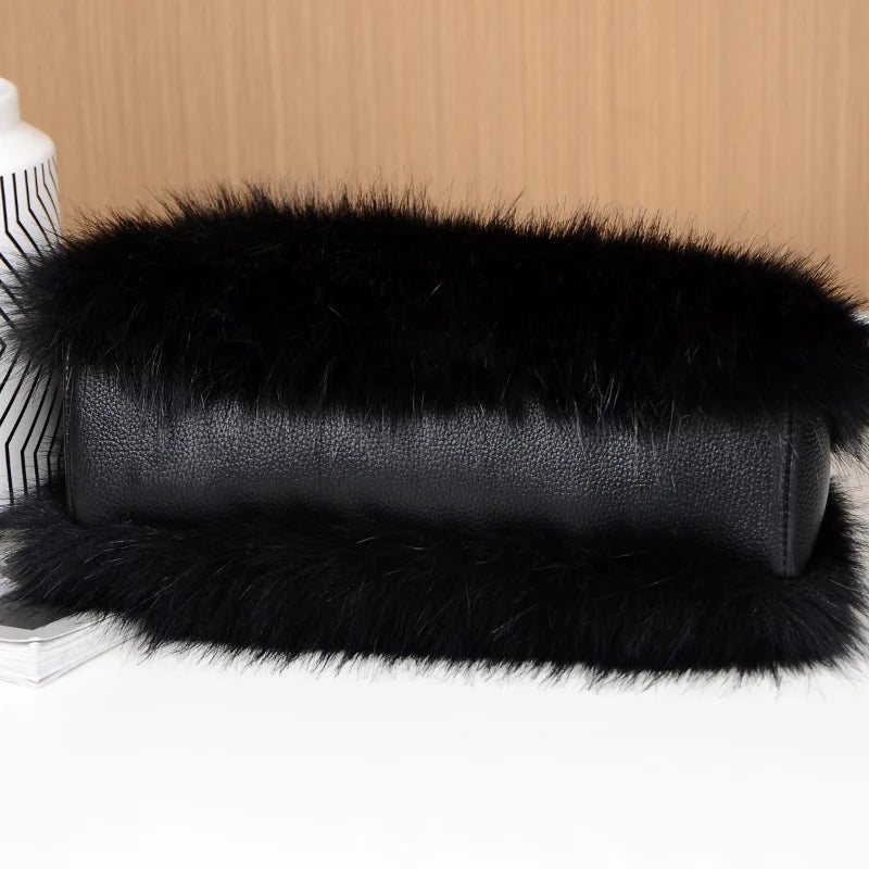 TEEK - Bright Color Faux Fur Handbag BAG TEEK   