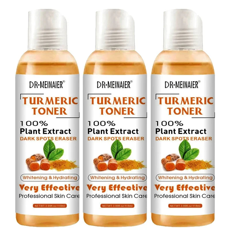 TEEK - 3pcs Whitening Turmeric Toner Brightening Face Korean Serum Dark Corrector FACIAL SUPPLIES theteekdotcom