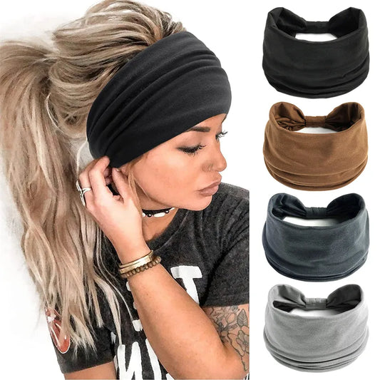 TEEK - Boho Solid Wide Headbands HAIR CARE theteekdotcom   