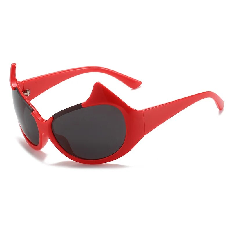 TEEK - Devious Cat Eye Sunglasses EYEGLASSES theteekdotcom C2  