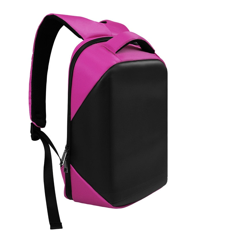 TEEK - Customizable Screen Led Backpack BAG theteekdotcom Pink  