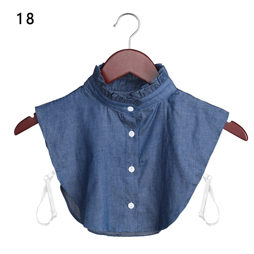 TEEK - Lapel Detachable Shirt Collars TOPS theteekdotcom C18  