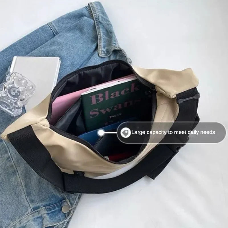 TEEK - Nylon Zippered Single Shoulder Bag BAG theteekdotcom