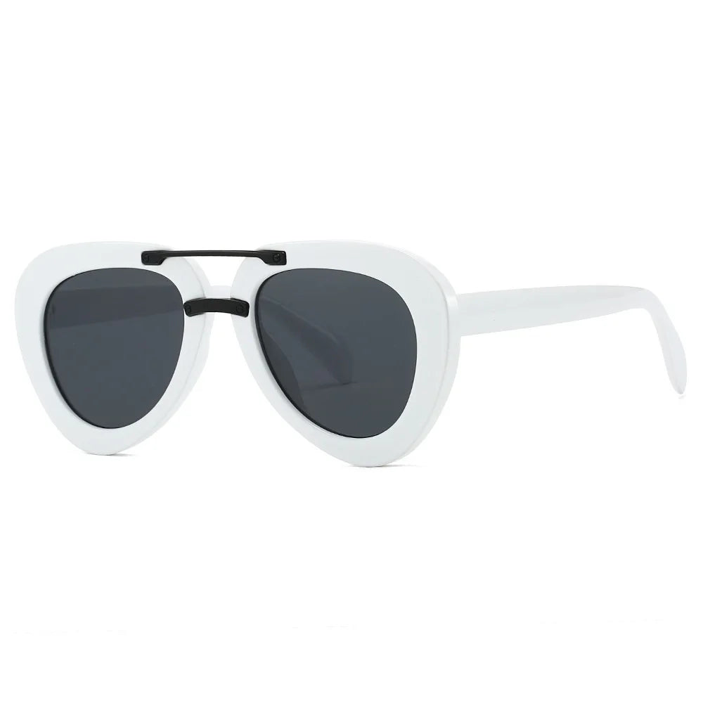 TEEK - Black Travel Vintage Sunglasses EYEGLASSES theteekdotcom white black