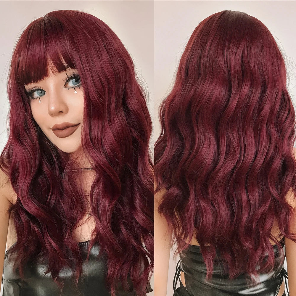 TEEK - Long Wavy Synthetic Hair Wigs HAIR theteekdotcom LC6105-1  