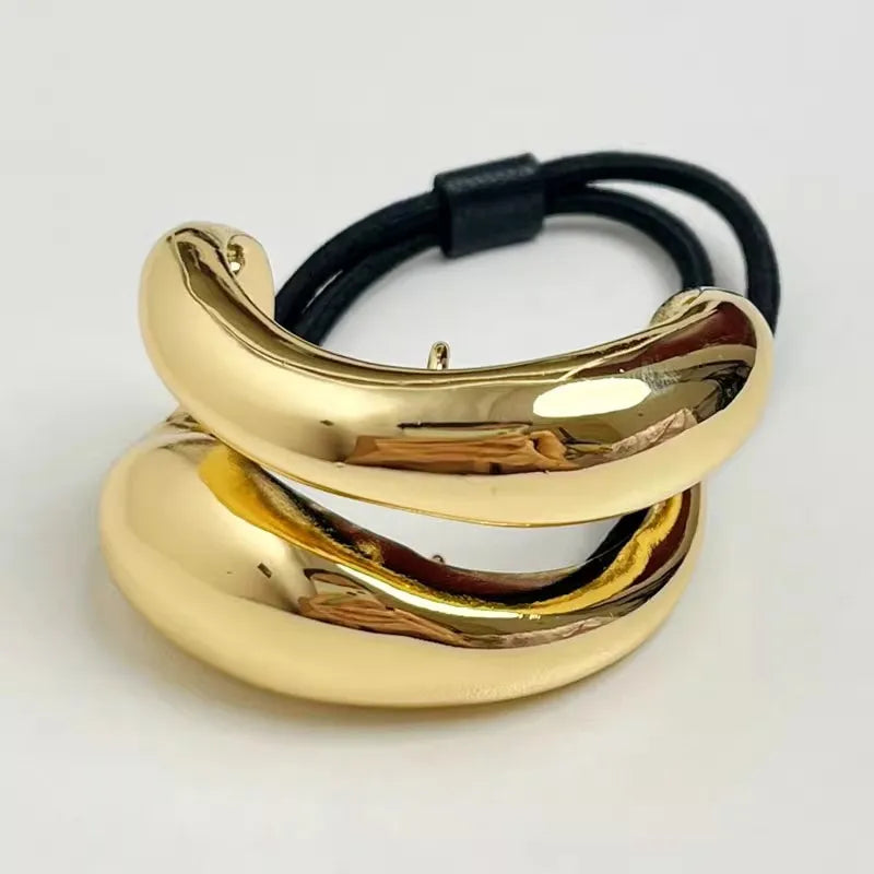 TEEK - Metal Irregular Double-Layer Hair Bands HAIR CARE theteekdotcom F Gold  