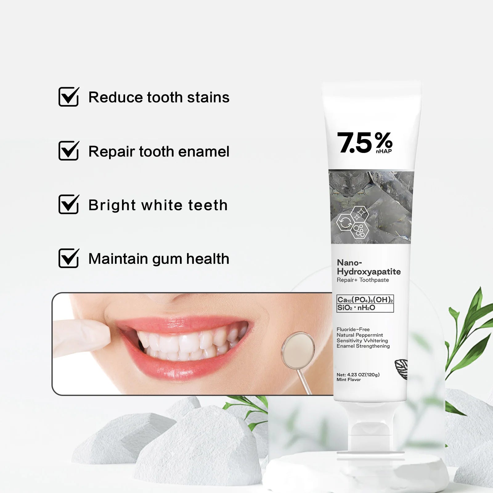TEEK - 120g Nano Hydroxyapatite Toothpaste SKINCARE theteekdotcom