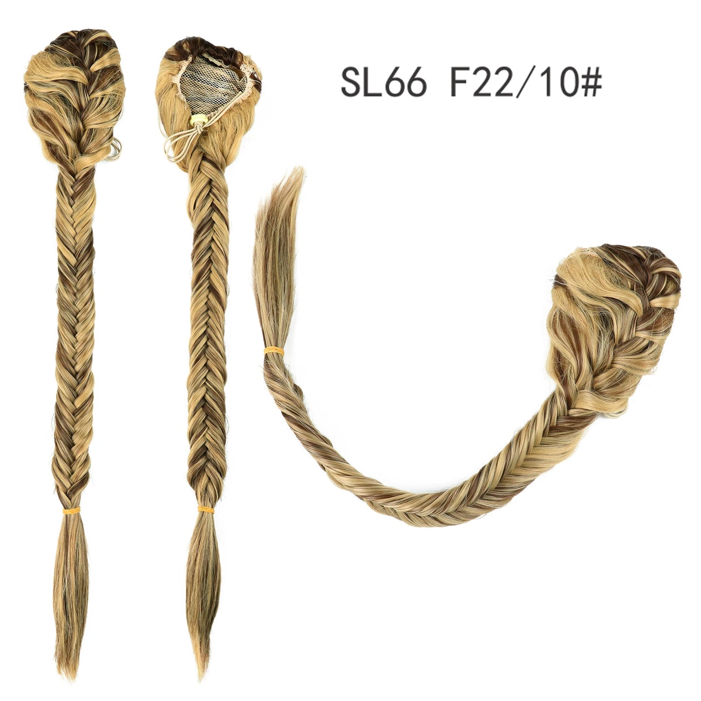 TEEK - 20 Inch Long Braided Synthetic PonytailHair Extension