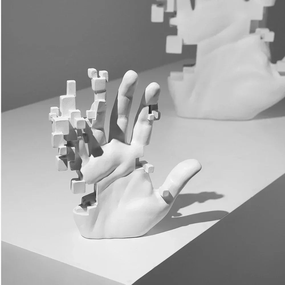 TEEK - White Hand Statue Abstract Home Decor HOME DECOR theteekdotcom   