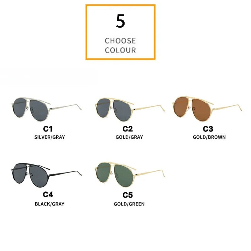 TEEK - Round Overisized Pivotal Sunglasses EYEGLASSES theteekdotcom