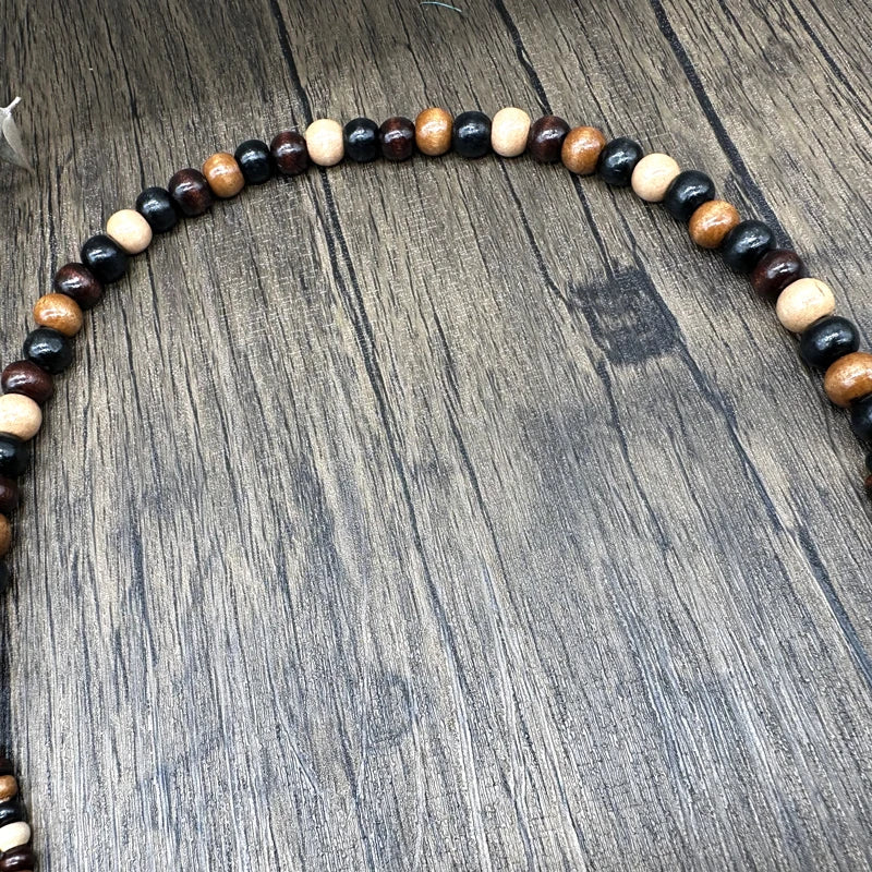 TEEK - Handmade Long Wooden Layered Necklaces