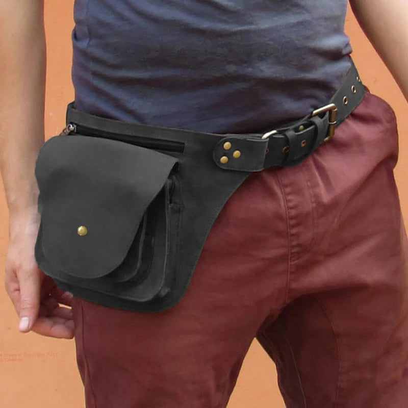 TEEK - Mens Vintage Pouch Adjustable Belt Bag BAG theteekdotcom   