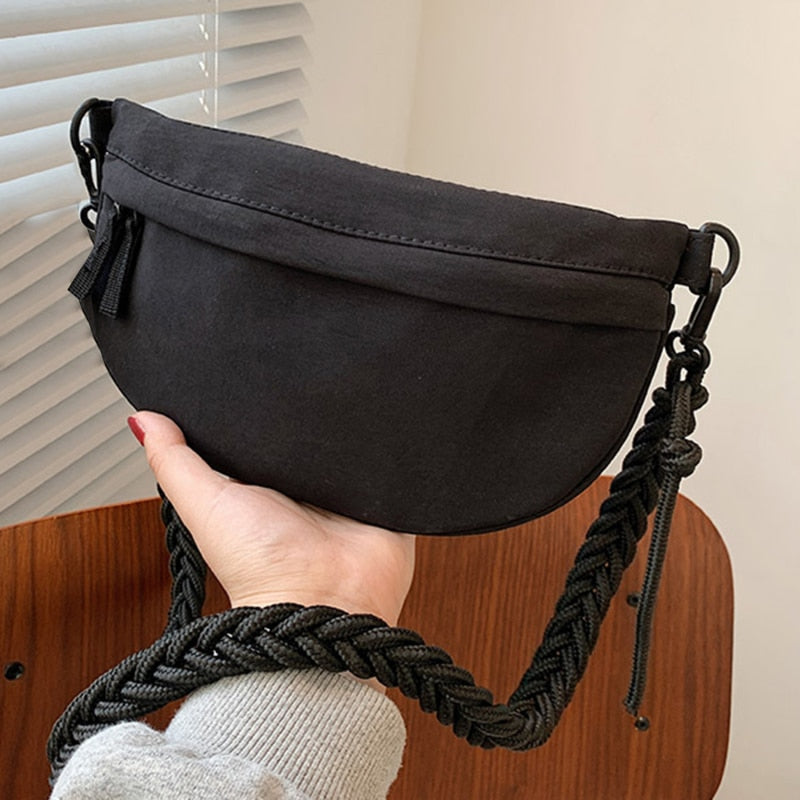 TEEK - Rope n Strap Shoulder Bag BAG theteekdotcom black  