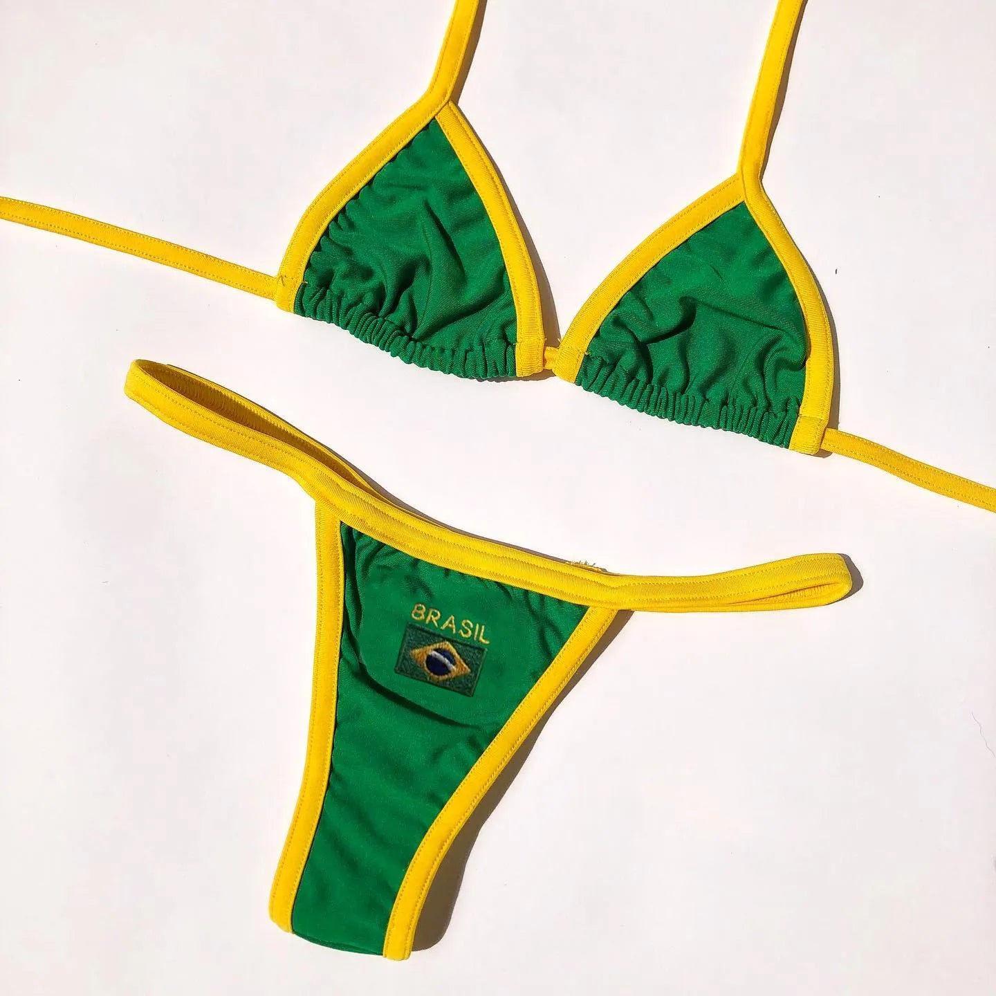 TEEK - Brasil String Bikini Set SWIMWEAR theteekdotcom Green S 