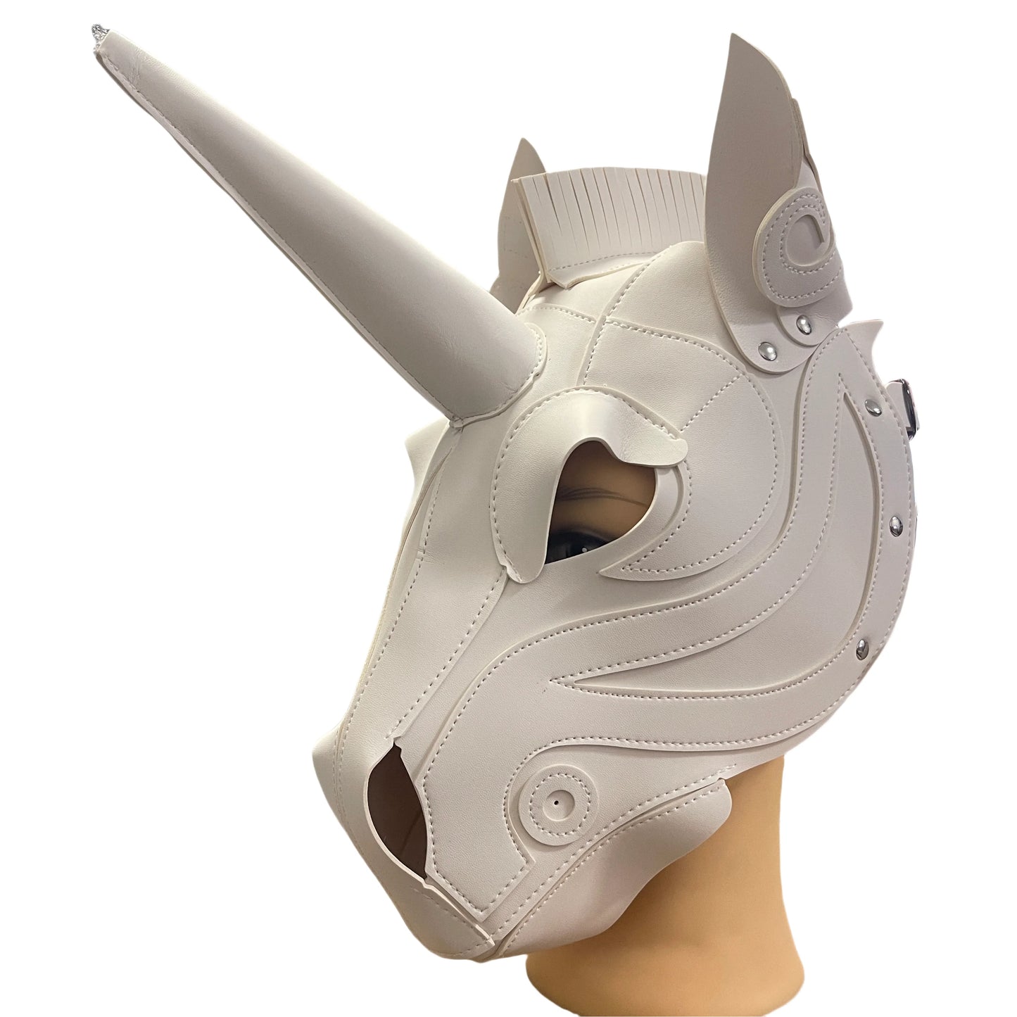 TEEK - Steampunk Unicorn Horse Mask COSTUME theteekdotcom