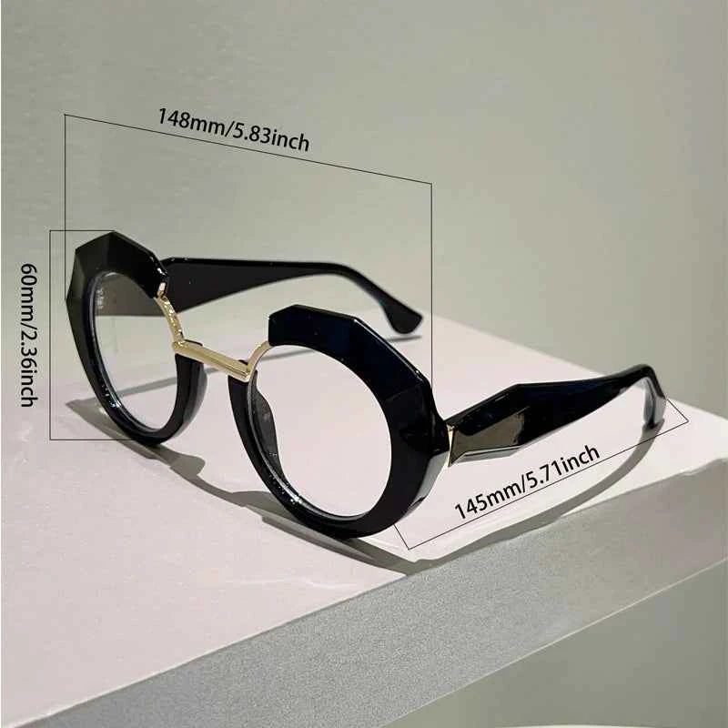 TEEK - Oversized Irregular Blue Light Blocking Eyewear EYEGLASSES theteekdotcom
