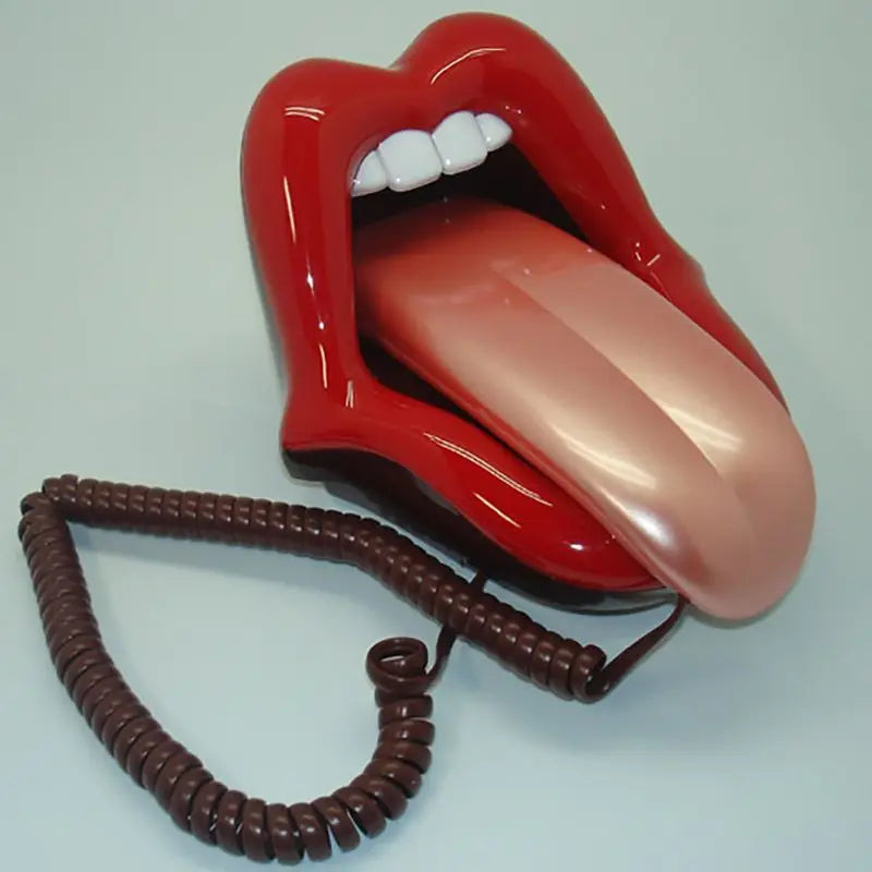 TEEK - Tongue Stretching Mouth Corded Phone HOME DECOR theteekdotcom