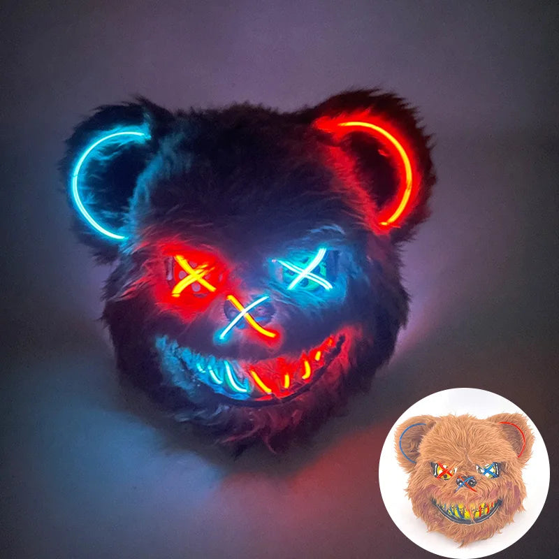 TEEK - Light Up Killer Bear | Bunny Mask COSTUME theteekdotcom 04