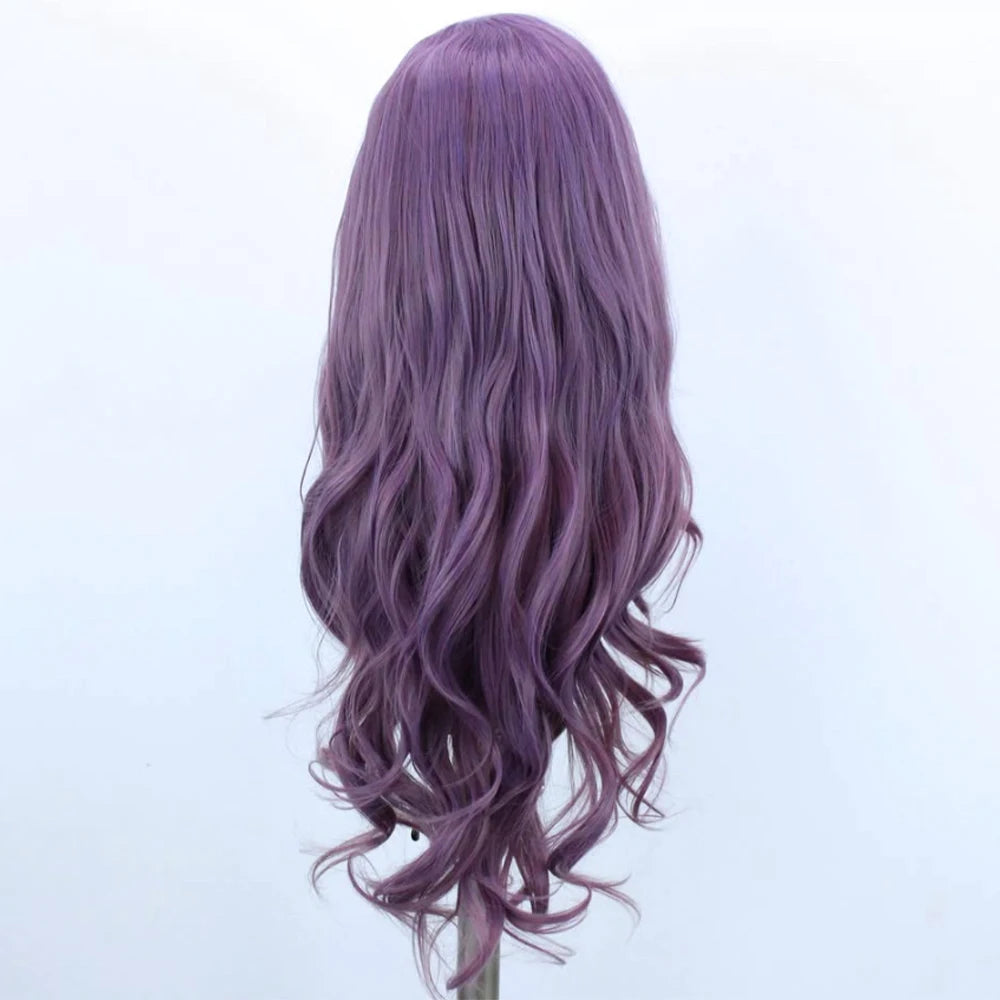 TEEK - Mix Purple Long Natural Wave Synthetic Lace Wi HAIR theteekdotcom