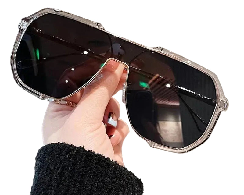 TEEK - Oversized Unique One Piece Sunglasses EYEGLASSES theteekdotcom