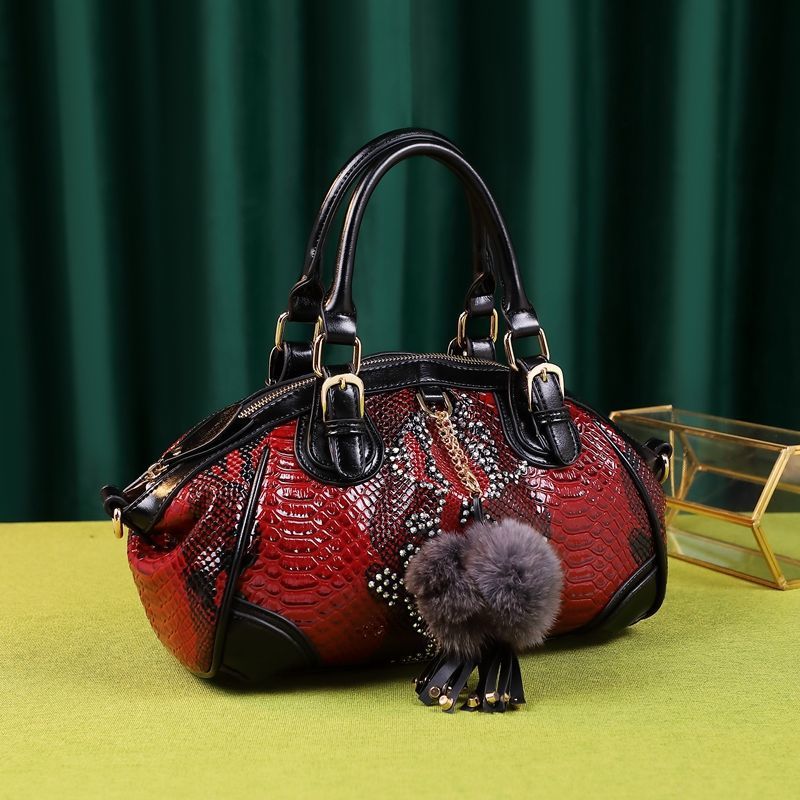 TEEK - The Transferring Handbag BAG theteekdotcom Burgundy 30cmx13cmx18cm 