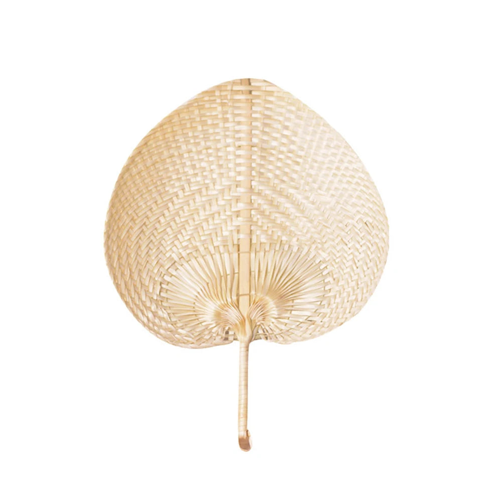 TEEK - Handmade Bamboo Woven Hand Fan FAN theteekdotcom natural 30x38cm | 12x18in 