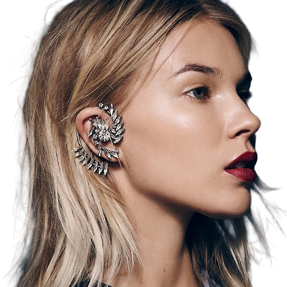 TEEK - Geometric Ear Cuff JEWELRY theteekdotcom Gold Right Ear