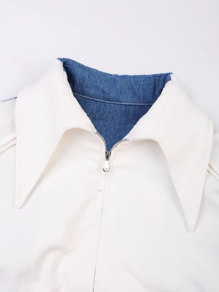 TEEK - White Denim Blix Big Womens Jacket JACKET theteekdotcom   