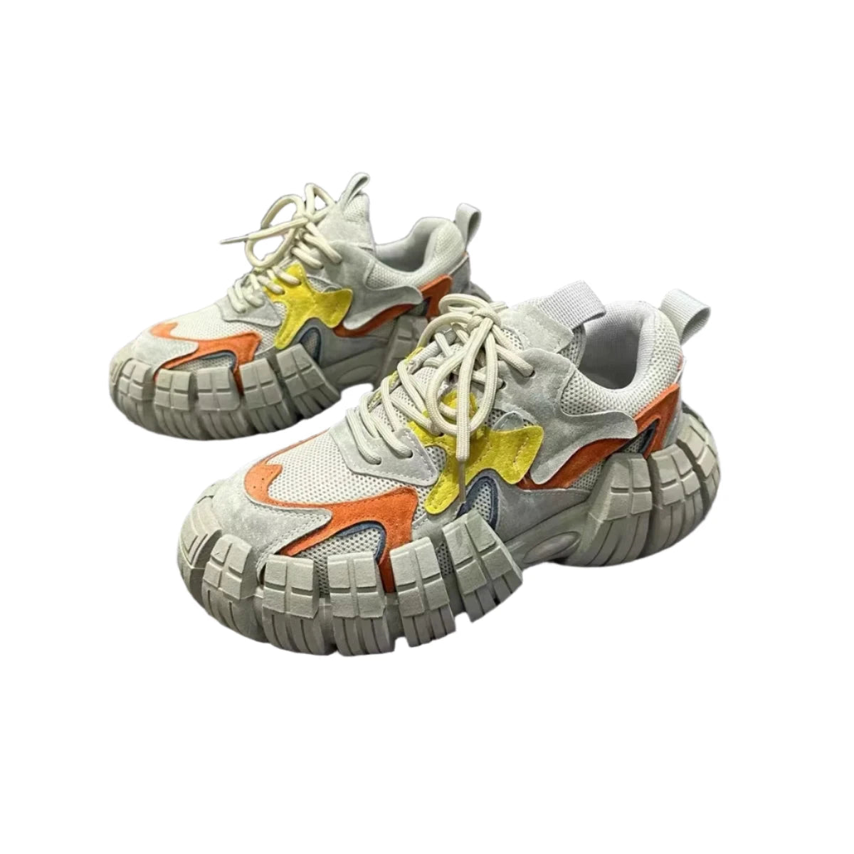 TEEK - Mens Chunky Tire Sole Sport Shoes SHOES theteekdotcom 995 Gray 7 