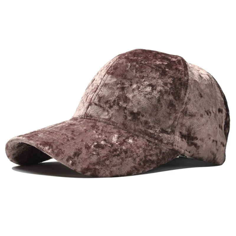 TEEK - Velvet Adjustable Solid Color Baseball Cap HAT theteekdotcom 08 Adjustable