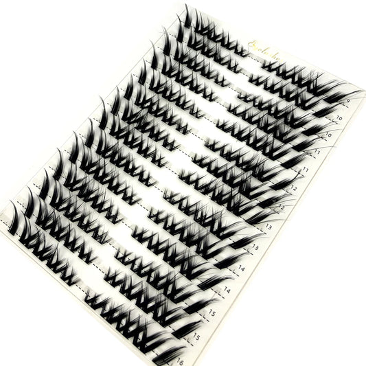 TEEK - 14 Rows Individual 3D Fluffy Cluster Eyelash ExtensionS EYELASHES theteekdotcom