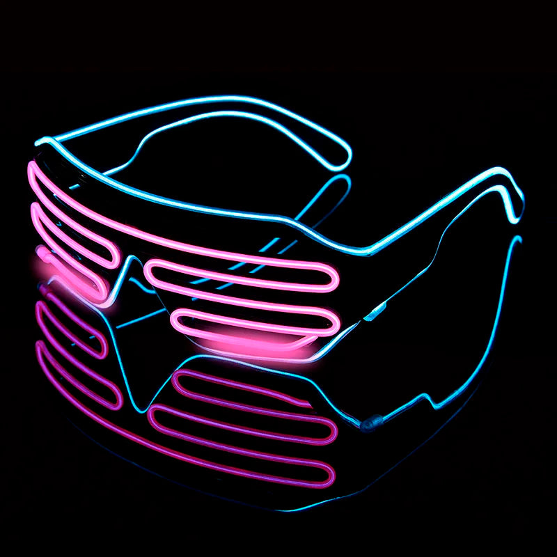 TEEK - LED Luminous Glowing Neon Glasses EYEGLASSES theteekdotcom C  