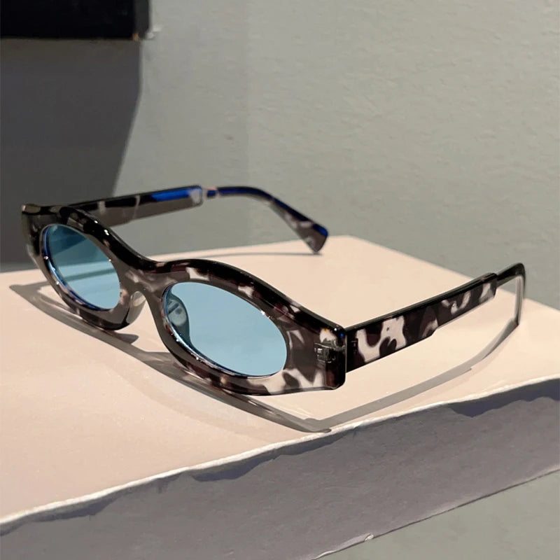 TEEK - Oval Candy Color Shades EYEGLASSES theteekdotcom hawksbill blue