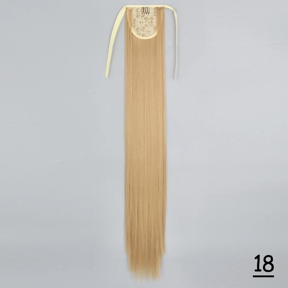 TEEK - Synthetic Long Tie Ponytail Extension HAIR theteekdotcom 18 2 22INCHES