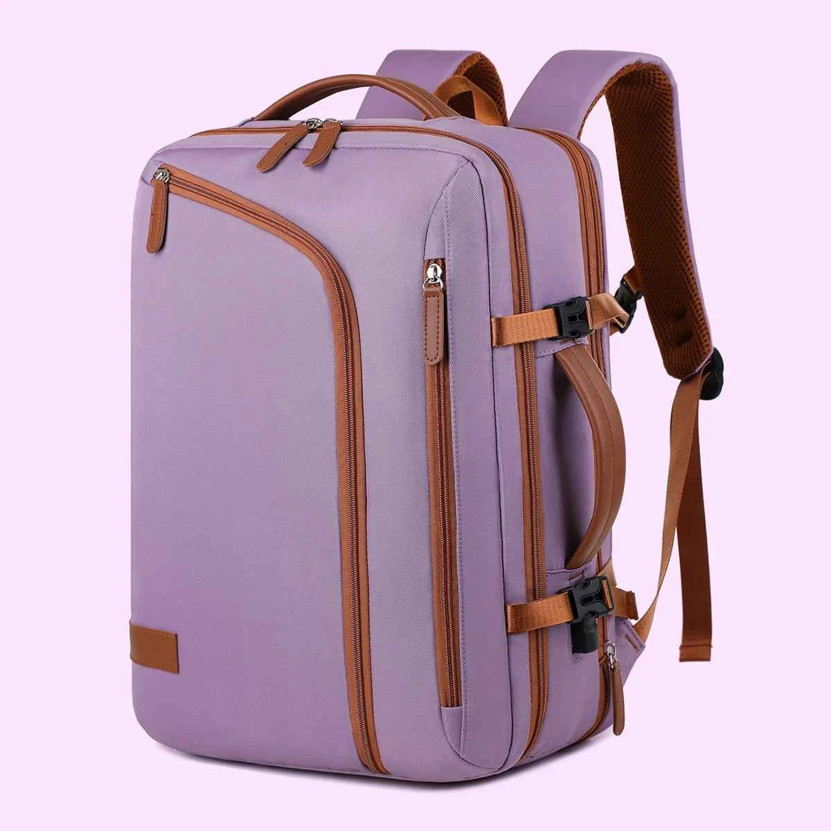 TEEK - Simple Business Computer Backpack BAG theteekdotcom Purple