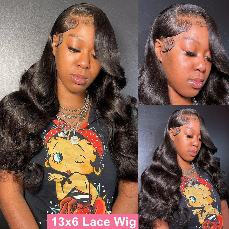 TEEK - 360 Full Lace Wigs 100% Human Pre-Plucked Body Wave Wig HAIR theteekdotcom   