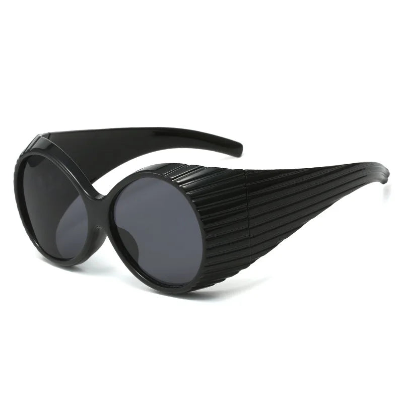 TEEK - Oversized Gradient GalaxSee Sunglasses EYEGLASSES theteekdotcom Black  