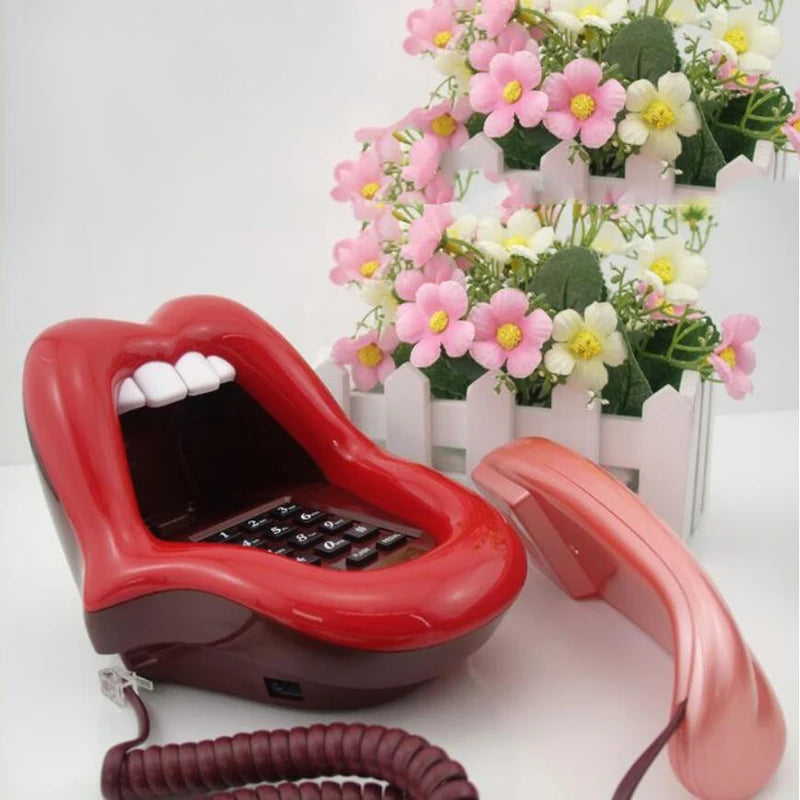 TEEK - Tongue Stretching Mouth Corded Phone HOME DECOR theteekdotcom