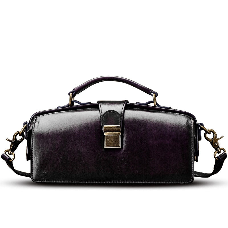 TEEK - Style Doctor Handbag BAG theteekdotcom Dark Purple 27cm-12cm-11cm 