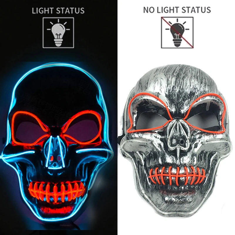 TEEK - Skull Head Luminous Mask COSTUME theteekdotcom 13