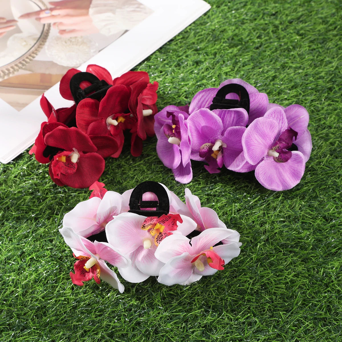 TEEK - Simulated Flowers Hair Clip HAIR CARE theteekdotcom   