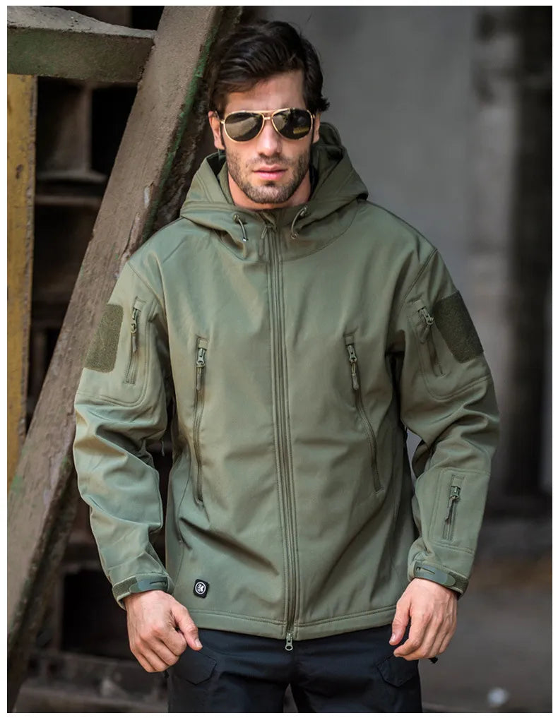 TEEK - Military Shark Soft Shell Jackets JACKET theteekdotcom   