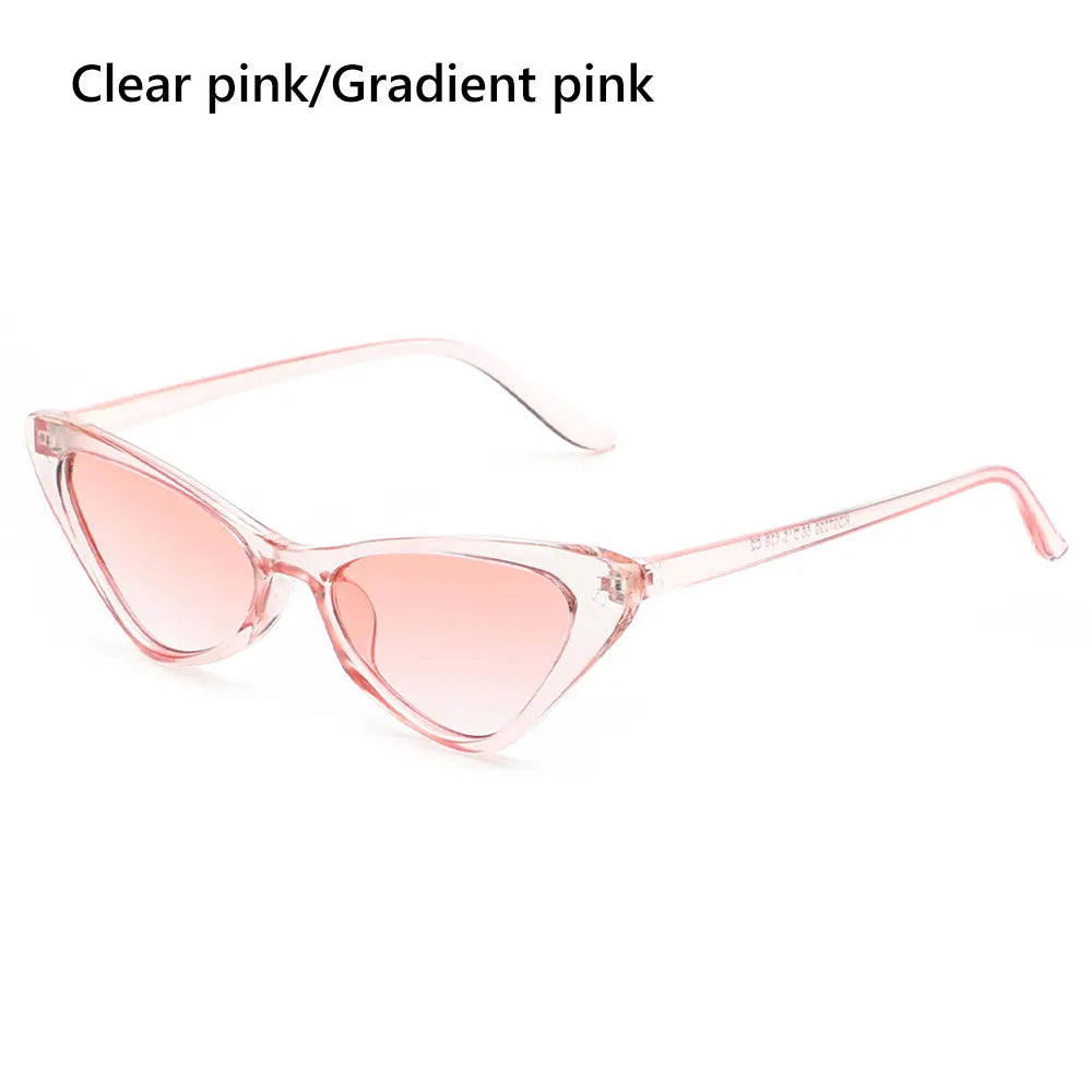 TEEK - Passenger Cat Eye Sunglasses EYEGLASSES theteekdotcom Clear Pink  